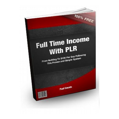 Full Time Income With PLR